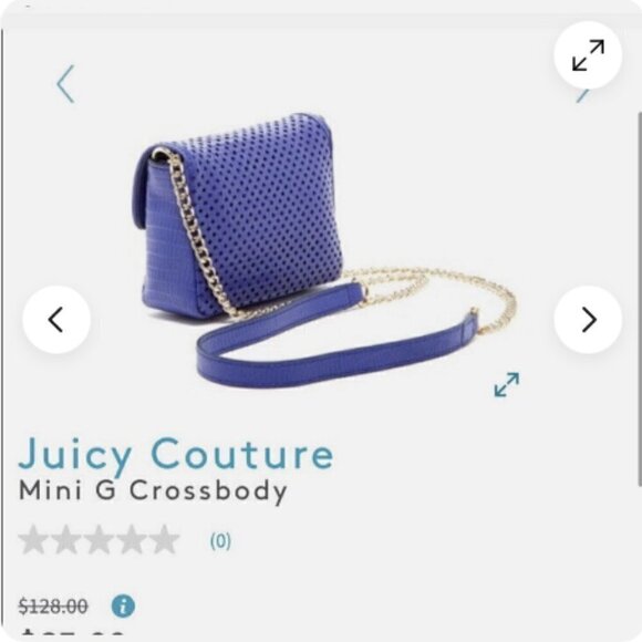 Vintage Juicy Couture Blue Mini G Crossbody - Picture 5 of 10